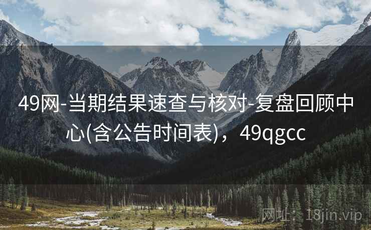 49网-当期结果速查与核对-复盘回顾中心(含公告时间表)，49qgcc  第2张